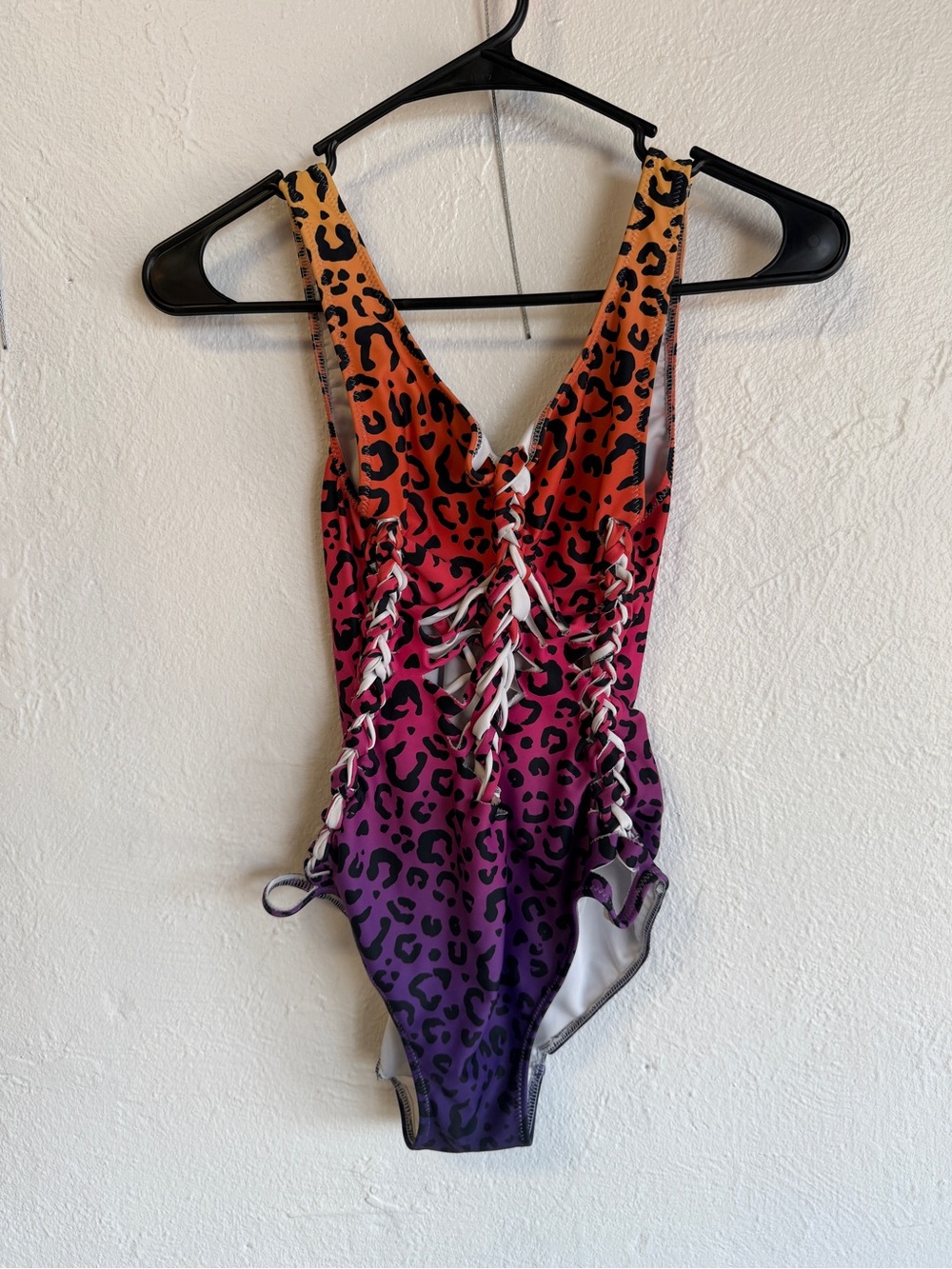 Braided Cheetah Print Bathingsuit.